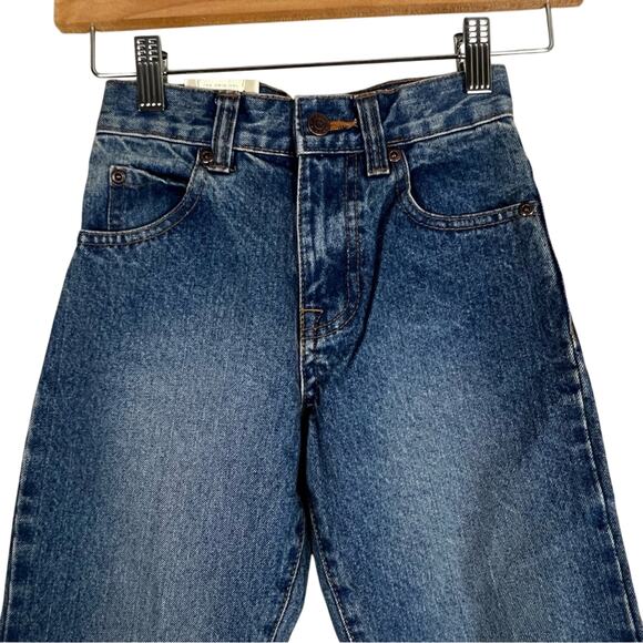 NWT Arizona Jeans Kids 6 Regular Medium Wash Adjustable Waist Slightly Tapered - Picture 2 of 6